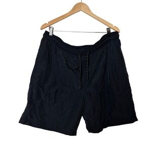 CSG Field Mens Black Nylon Athletic Casual Shorts 2XL‎ New NWT